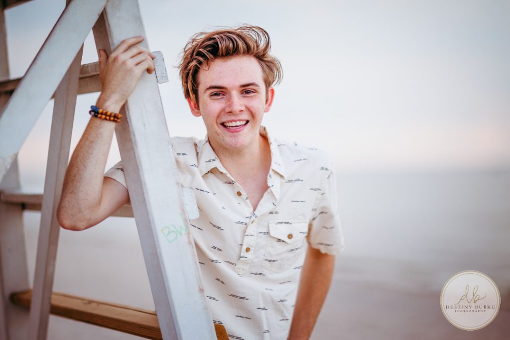 Senior Photography Ontario County Park Beach Pier
