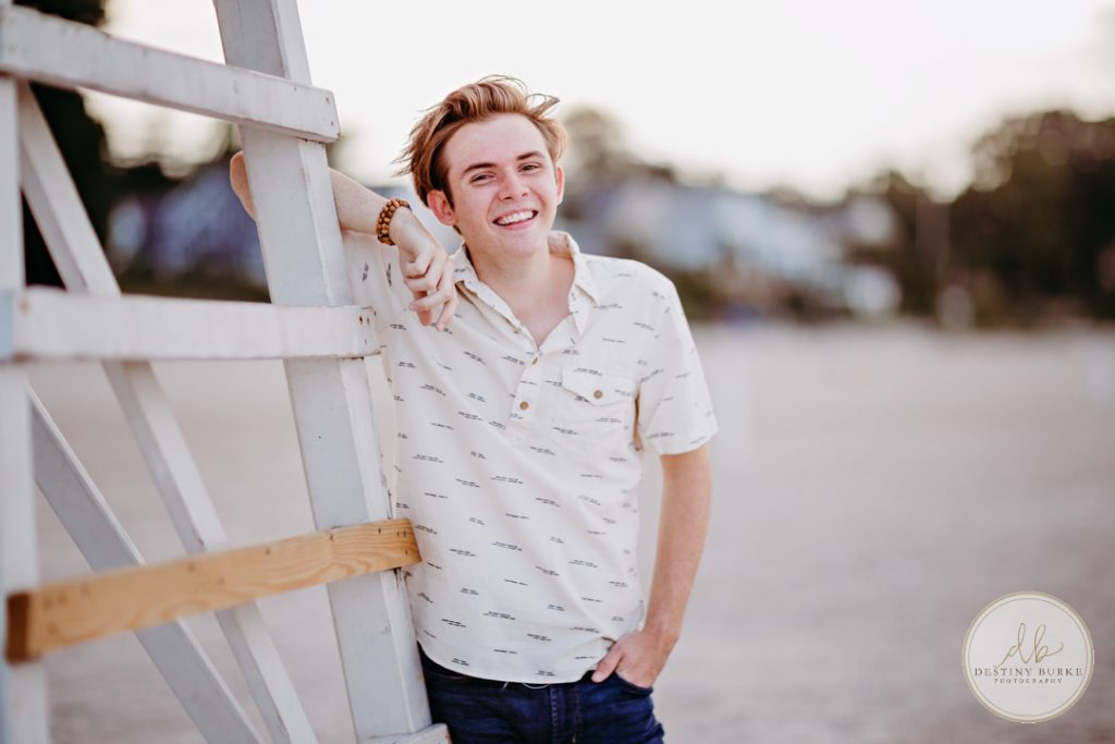 Senior Photography Ontario County Park Beach Pier