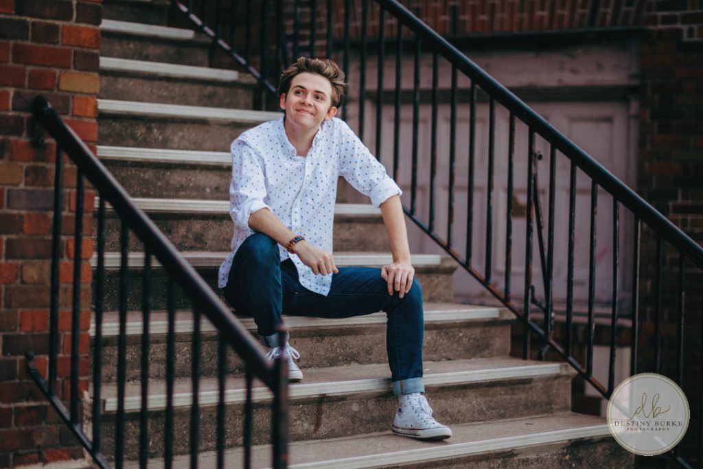 Senior Photography Ontario County Park Beach Pier