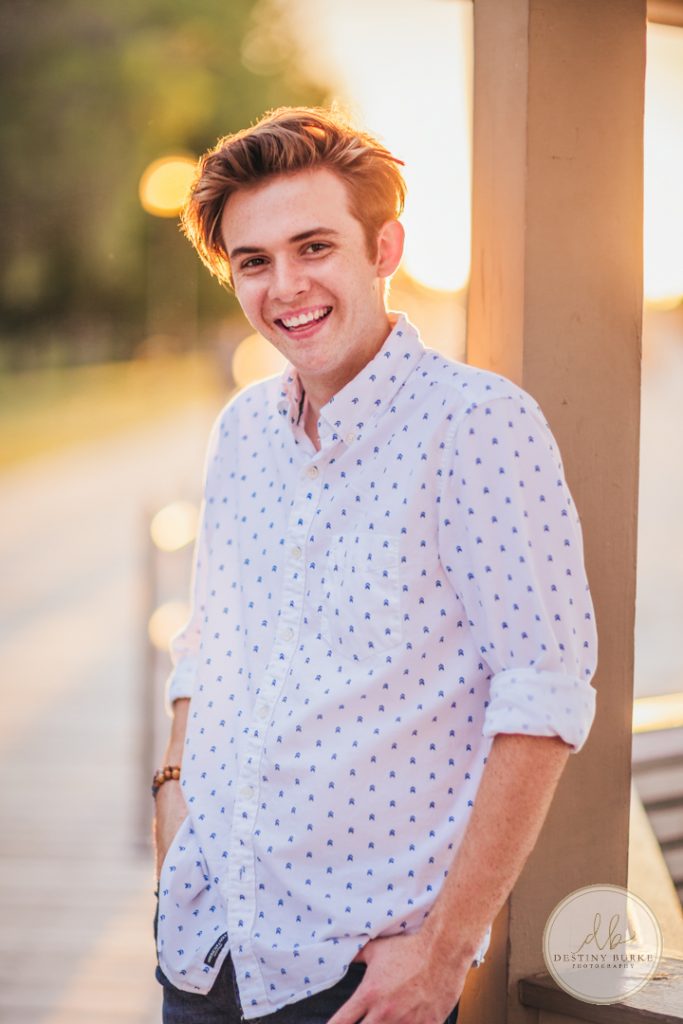 Senior Photography Ontario County Park Beach Pier