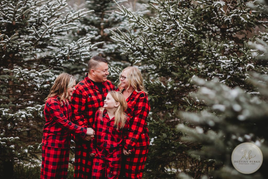 Christmas, Tree, farm, McPherson Orchards, LeRoy, NY, Snow, Family, Posing, Rochester, NY, Photography, Photography, Mini Session, tree farm
