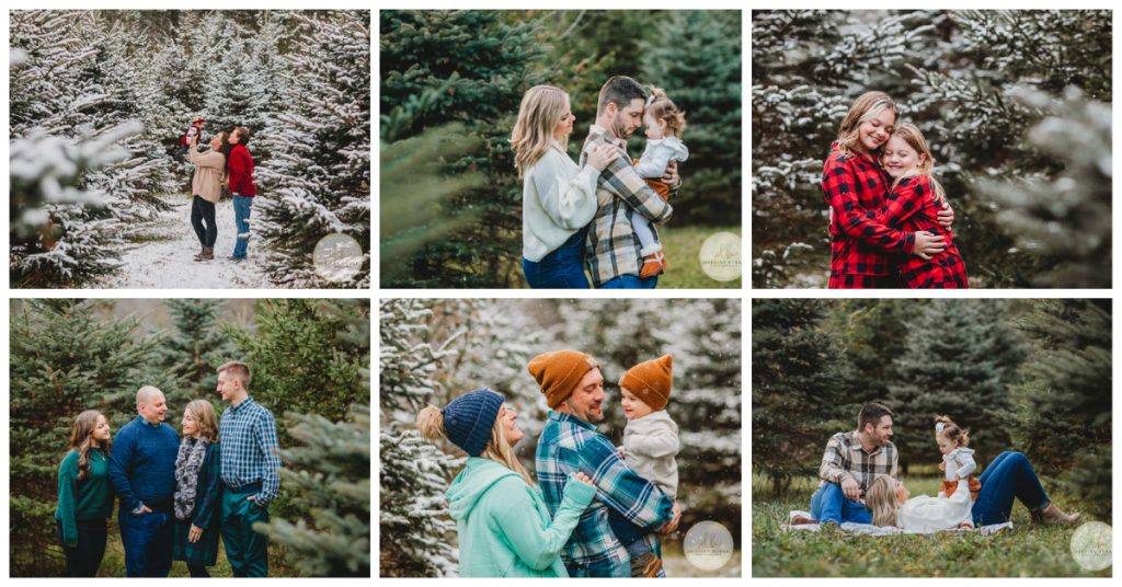 christmas, mini, session, tree farm, family, photography, photographer, rochester, mcpherson orchards