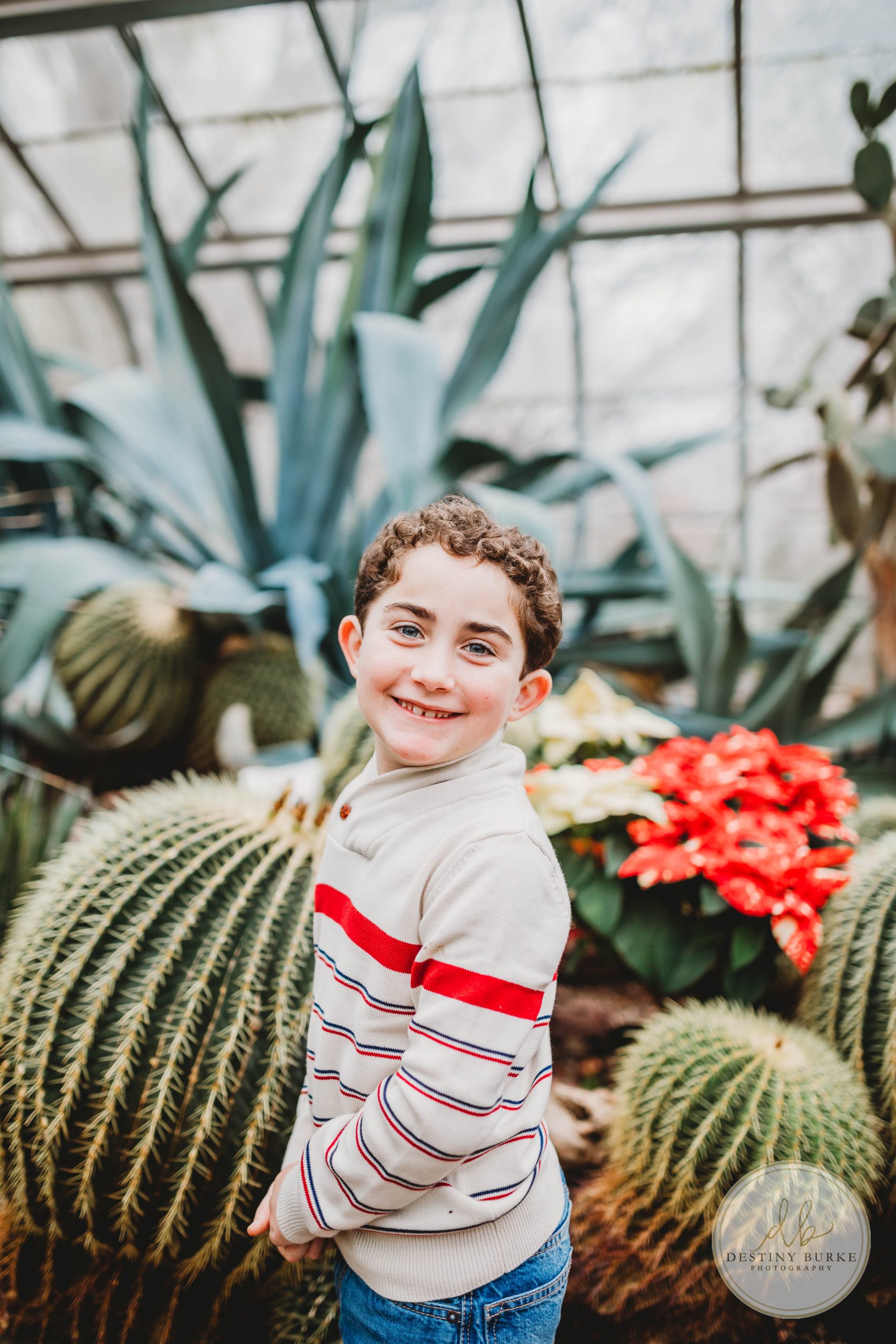 Lamberton Conservatory, Highland Park, Rochester, NY, Photographer, photography, cactus, child, 7 years old,