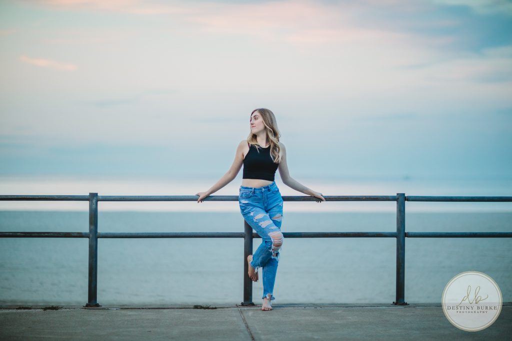 Senior, Class of 2023, Ontario Beach Park, Rochester, NY, Photography, photographer, Destiny Burke Photography