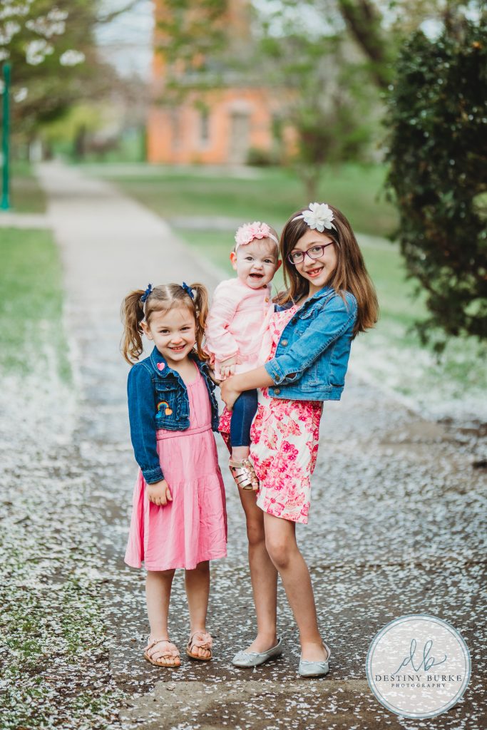 Family, posing, cherry blossom, mini, session, Destiny Burke Photography, photography, photographer, Highland Park, Rochester, NY, New York