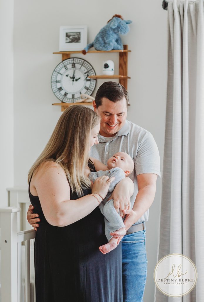 Family Portraits of Mom, Dad and baby, located in Caledonia, NY, near Rochester