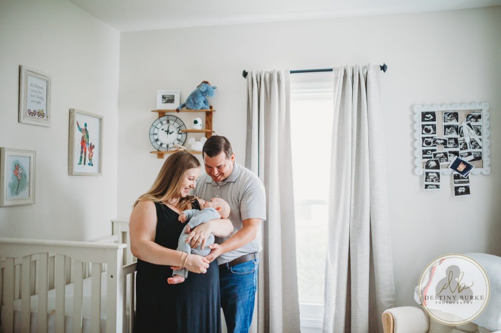 Family Portraits of Mom, Dad and baby, located in Caledonia, NY, near Rochester