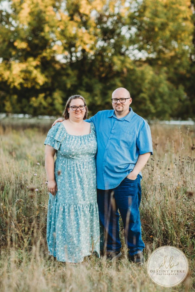 family photography in Caledonia, NY in field in the fall, near Rochester, NY, Family Photo shoot.