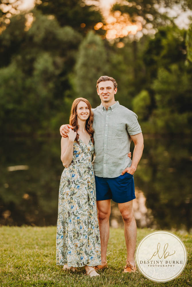 Generational family portrait of the Landry Family captured outdoors in Upstate NY with natural golden light and heartfelt connection, by Rochester photographer Destiny Burke.