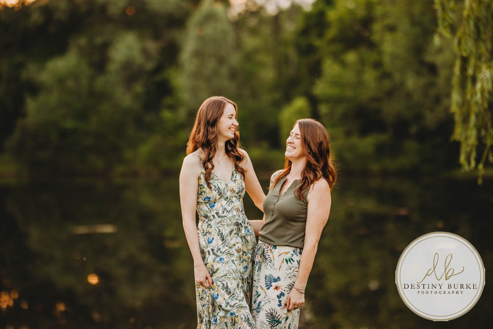 Generational family portrait of the Landry Family captured outdoors in Upstate NY with natural golden light and heartfelt connection, by Rochester photographer Destiny Burke.